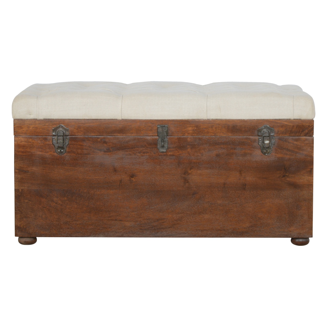 Solid Wood Lid-Up Storage Box